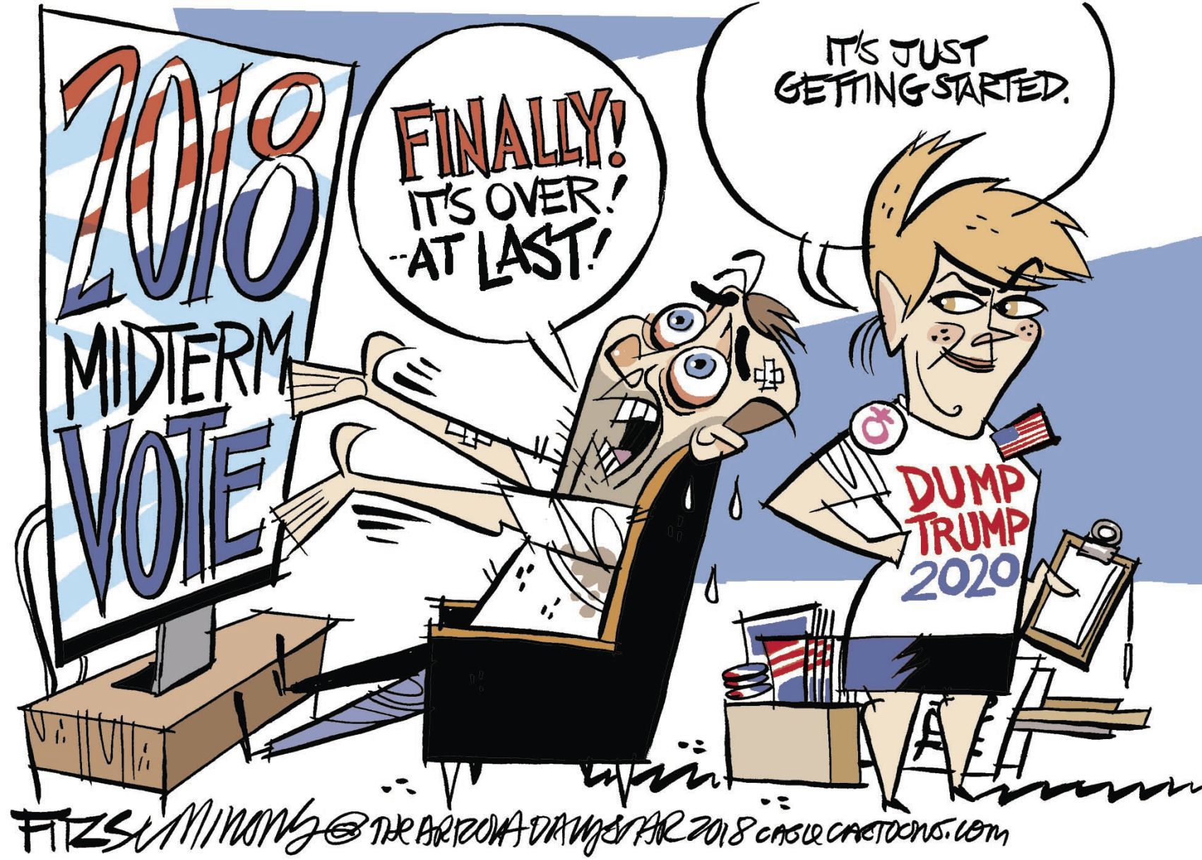 Daily Fitz Cartoon: Vote 2018
